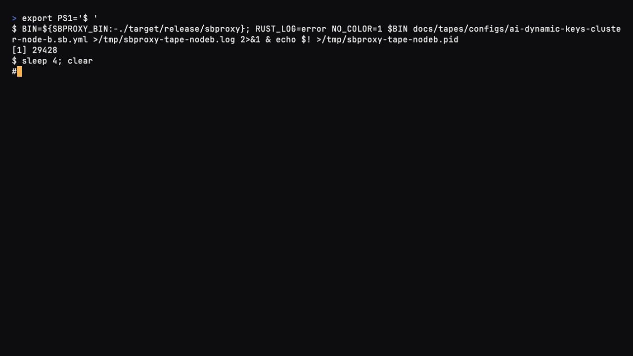 A key minted on one replica is usable and revocable on another, with no external Redis